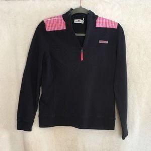 Vineyard Vines Shep Shirt Whale Stripe Pink Orange Size Womens Extra Small xs